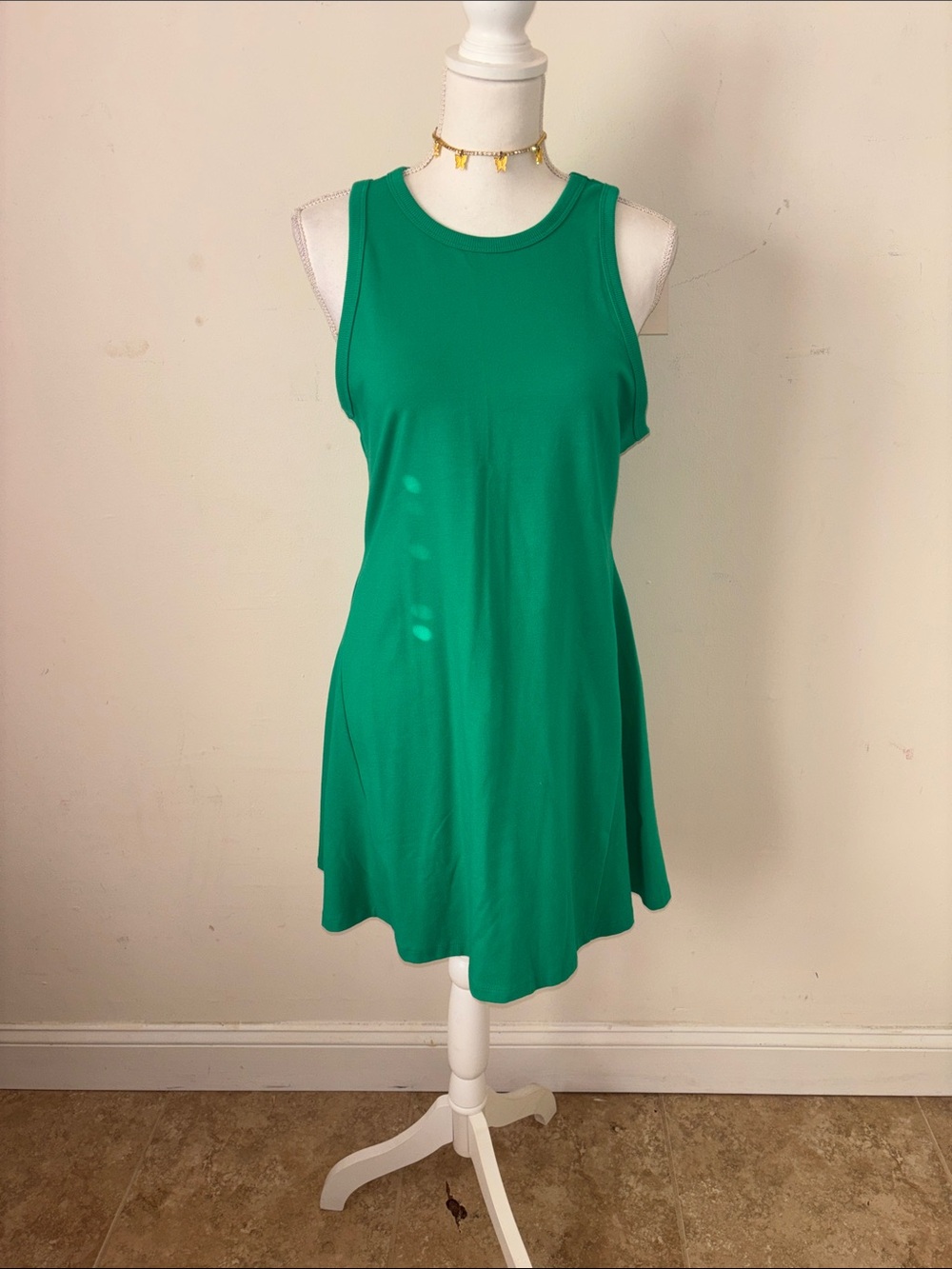 a new day Green Sleeveless Mini Tank Dress